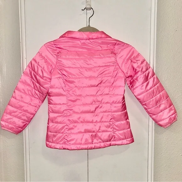 Amazon Essentials Girls Lightweight Water-Resistant Mock Puffer Jacket Small - Picture 6 of 7